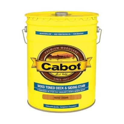 Shop Cabot 05 19202 Wood Toned Deck Siding Stain 5 Gallon Cedar Overstock 20149193