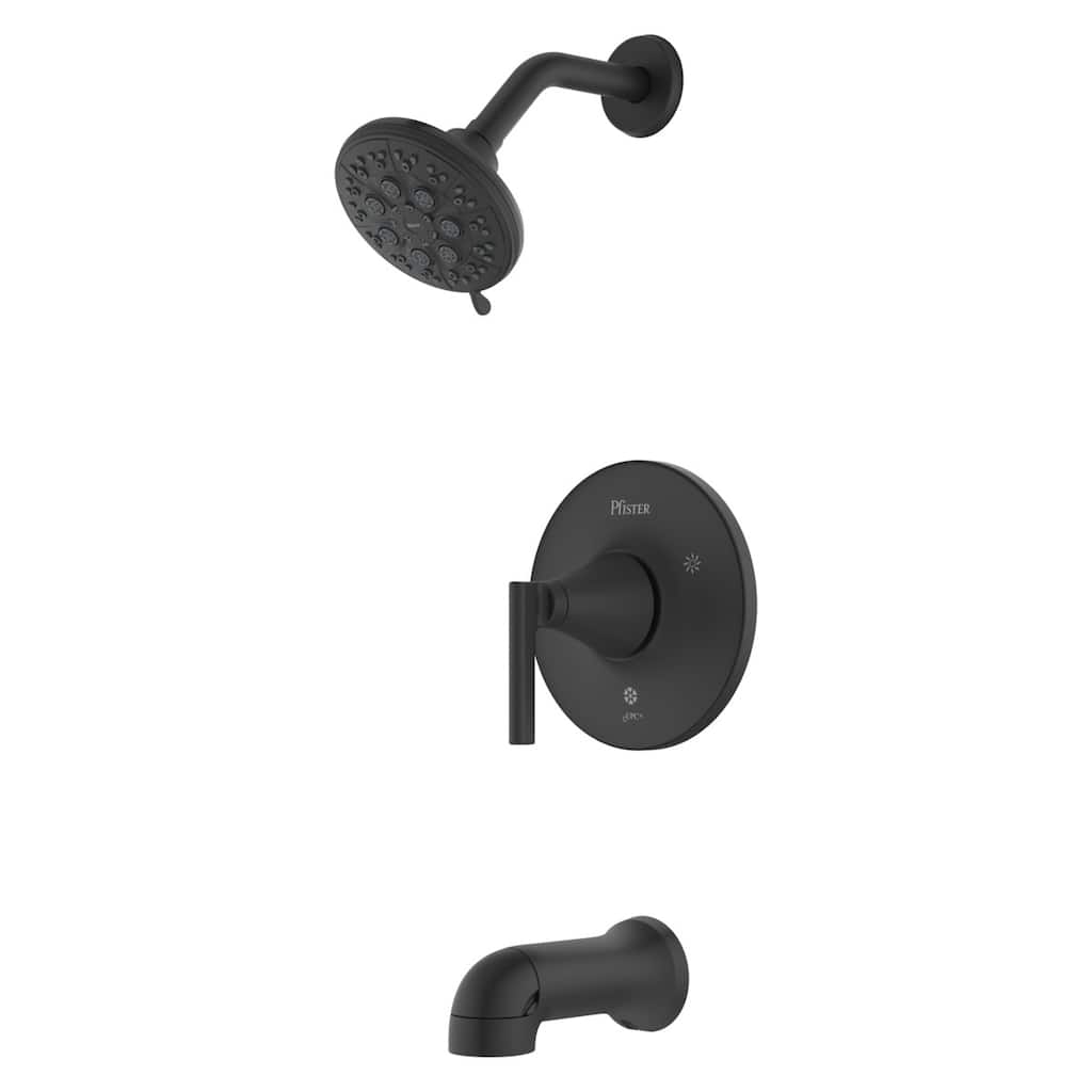 Pfister 8P8-WS2-VED Vedra Tub and Shower Trim Package with 1.8 GPM - Polished Chrome