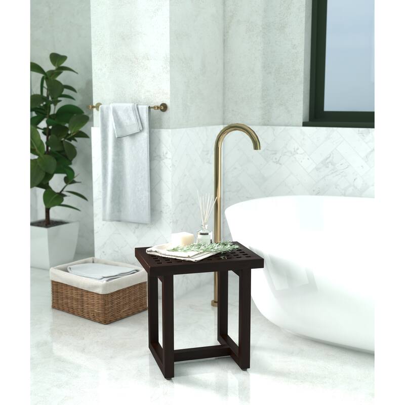 The Original Grate Teak Shower Bench