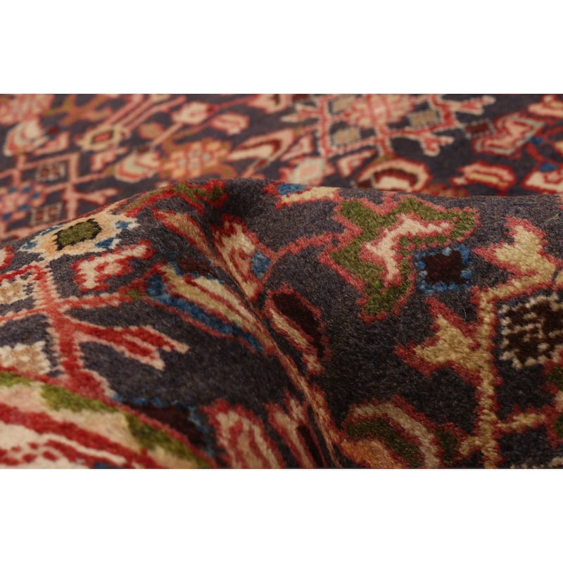 ECARPETGALLERY Hand-knotted Andelz Navy Wool Rug - 3'9 x 10'2
