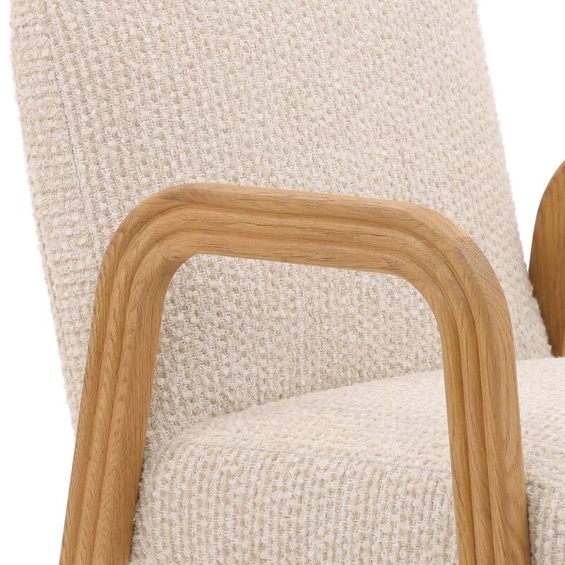 Wynter Wood Upholstered Dining Chair, Beige Sand