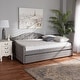 preview thumbnail 4 of 18, Becker Modern and Contemporary Transitional Daybed with Trundle