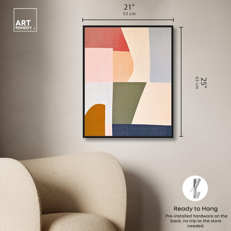 Planar Patchwork I Canvas by Art Remedy