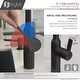 preview thumbnail 7 of 15, STYLISH Matte Black Pull Down Kitchen Faucet with Cold Water Tap and Deck Plate - Matte Black
