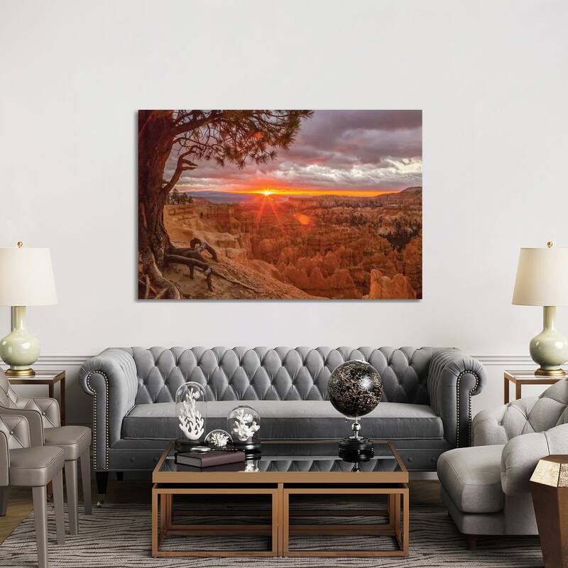 iCanvas "USA, Utah, Bryce Canyon National Park. Sunrise on canyon." by Jaynes Gallery Canvas Print