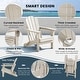 preview thumbnail 102 of 166, Laguna Fade Resistant All Weather Outdoor Patio Folding Adirondack Chair