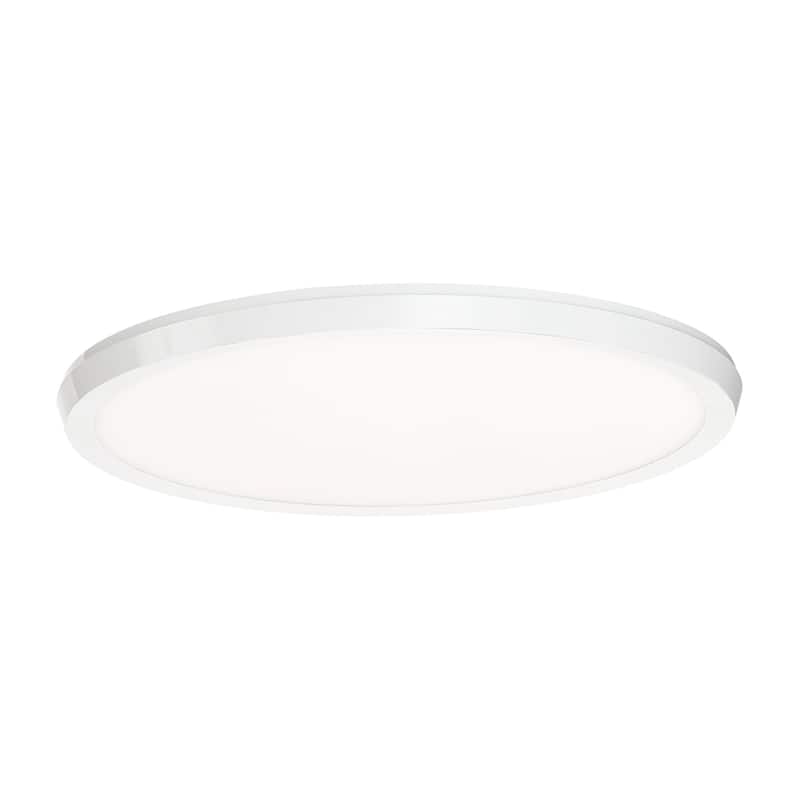 Argo 7in LED Round Flush Mount 3000K - White-3500K - 15