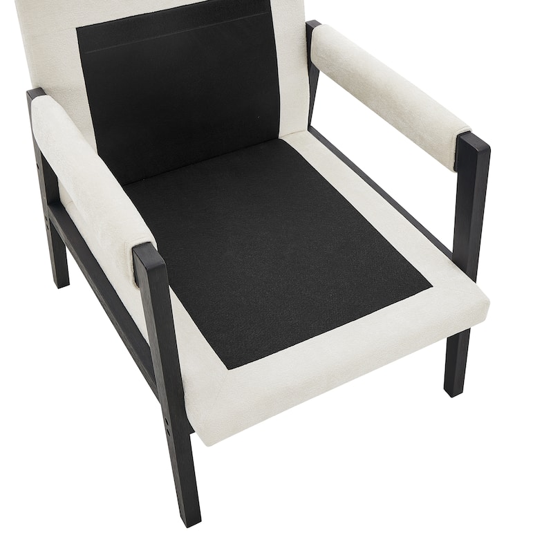 Roundhill Furniture Kelly Mid-Century Modern Chenille Upholstered Accent Armchair