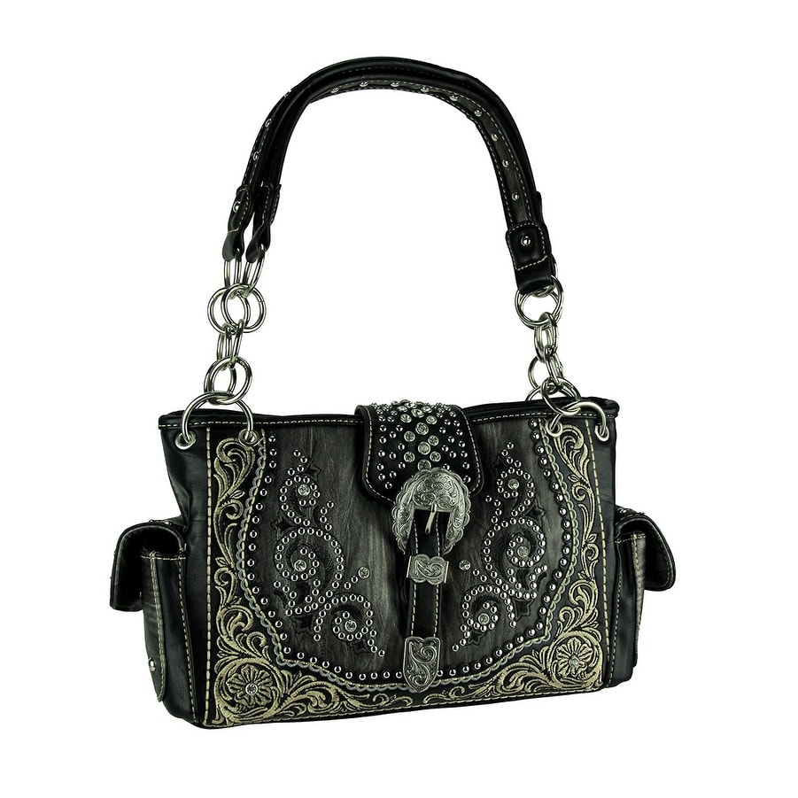 Montana West Buckle and Bling Concealed Carry Purse