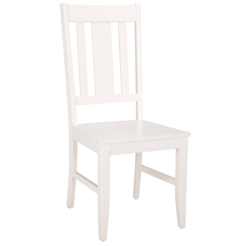 SAFAVIEH Home Roswitha Slat Back Side Chair - 18"W x 22"D x 39"H