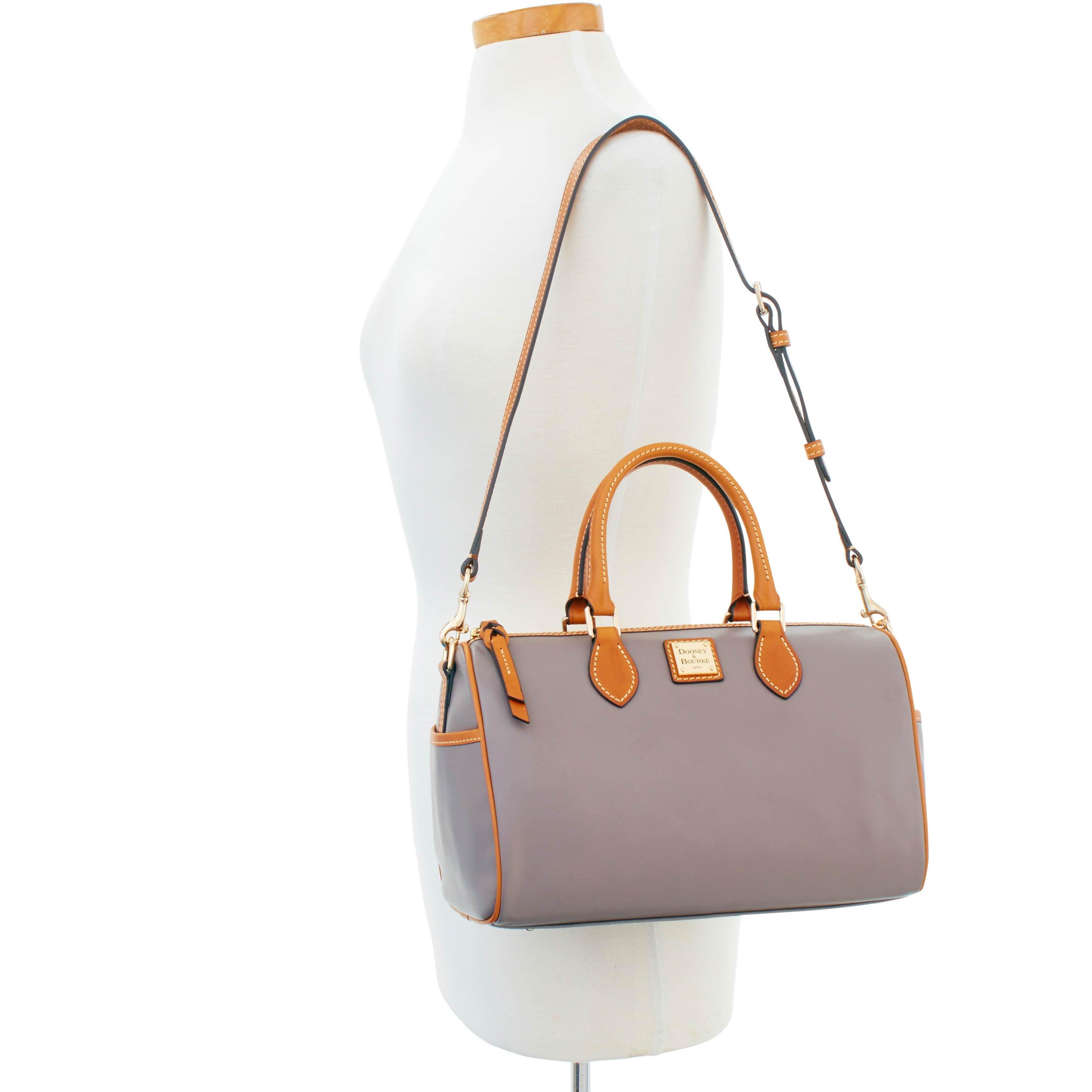 dooney side pocket satchel