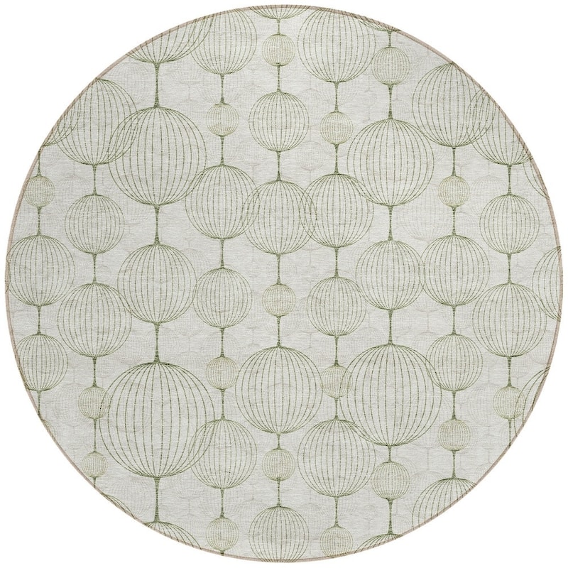 HomeRoots Geometric Transitional Rectangle Outdoor Rug