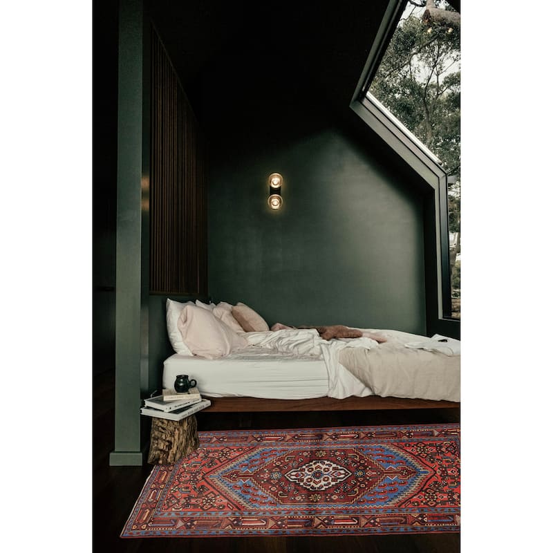 ECARPETGALLERY Hand-knotted Anadol Blue Wool Rug - 4'3 x 6'4