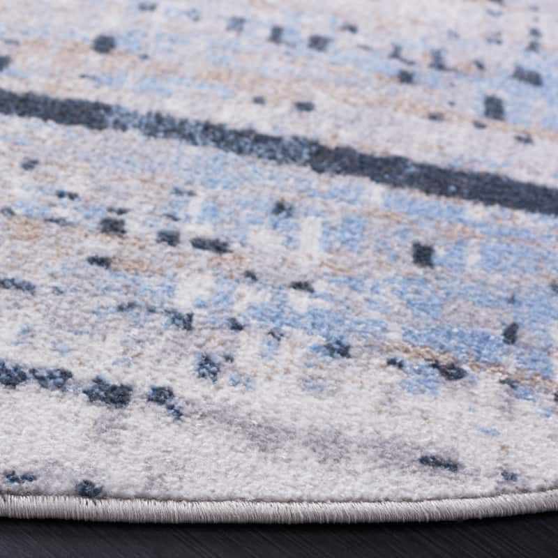 SAFAVIEH Bayside Machine Washable Shahnoza Modern Abstract Rug