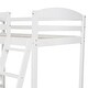 preview thumbnail 18 of 25, Modern Twin Size L Shaped Solid Pine Wood Bunk Bed with Full Length Guardrail and 2 Ladder