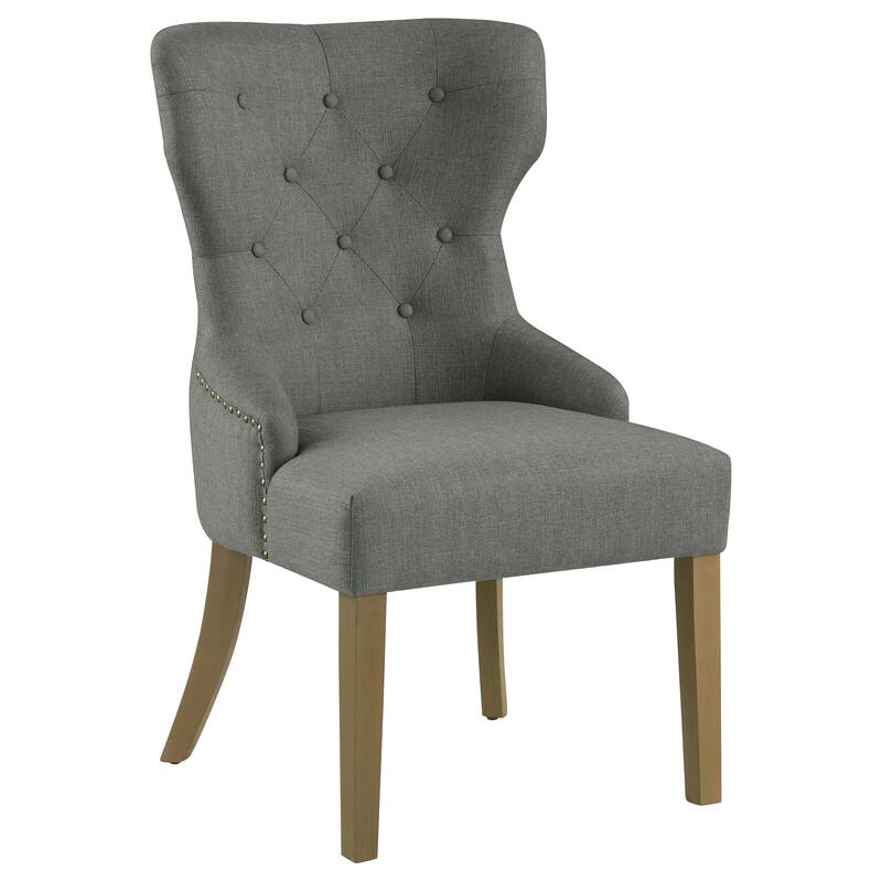 Baney Tufted Fabric Upholstered Dining Chair - Grey / Rustic Grey