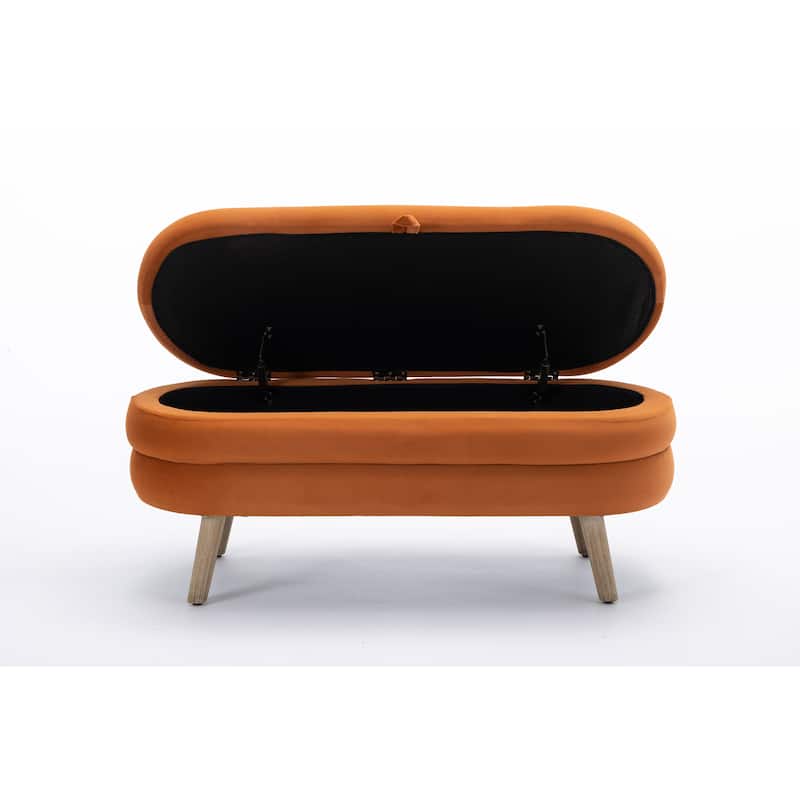 Storage Bench Bedroom Bench With Wood Legs