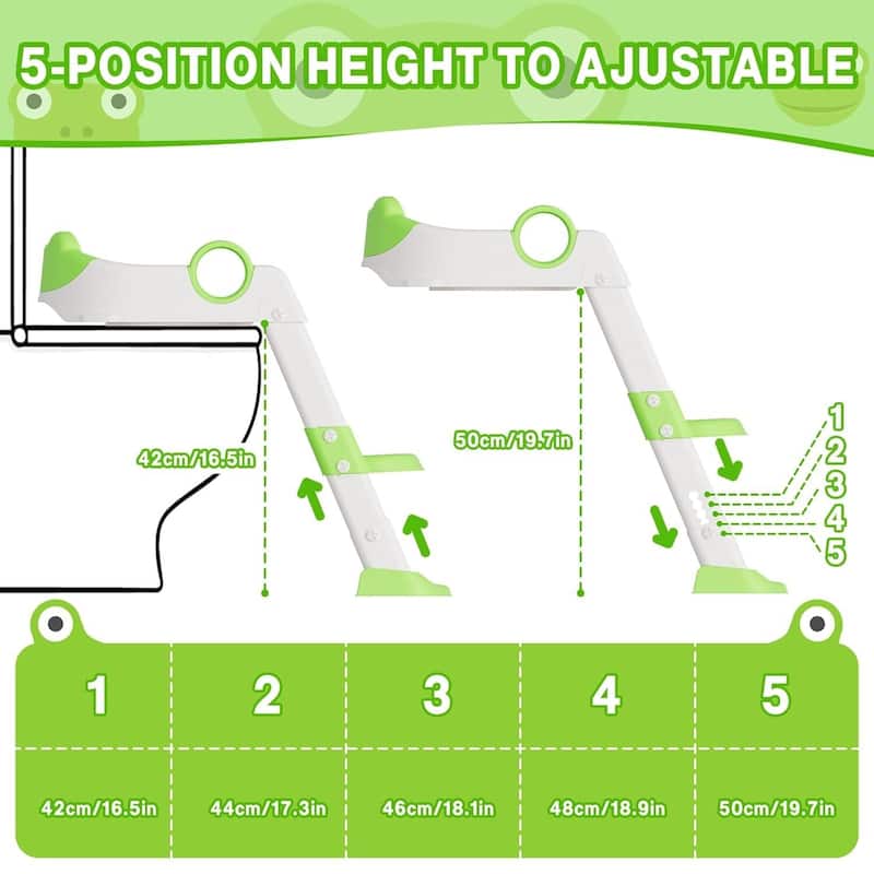 Toilet Training Seat with Step Stool Ladder for Toddlers - N/A