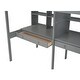 preview thumbnail 27 of 25, Stairway Twin Size Loft Bed with Double Desks and Storage Shelves, Wooden Loft Bed Frame with Storage Staircase & Guardrails