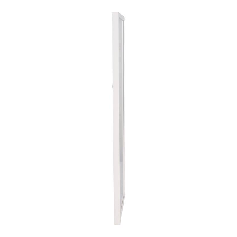 Shell Wood Frame Wall Art Textured Design Home Office - 40" White