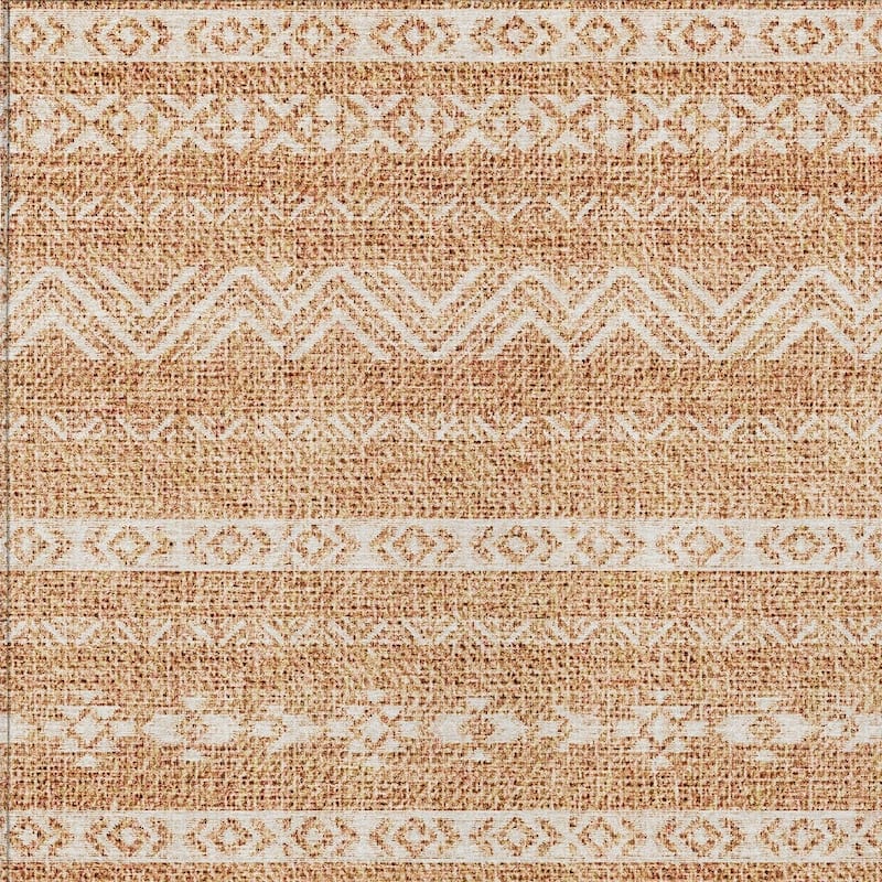 HomeRoots Southwestern Transitional Rectangle Outdoor Rug