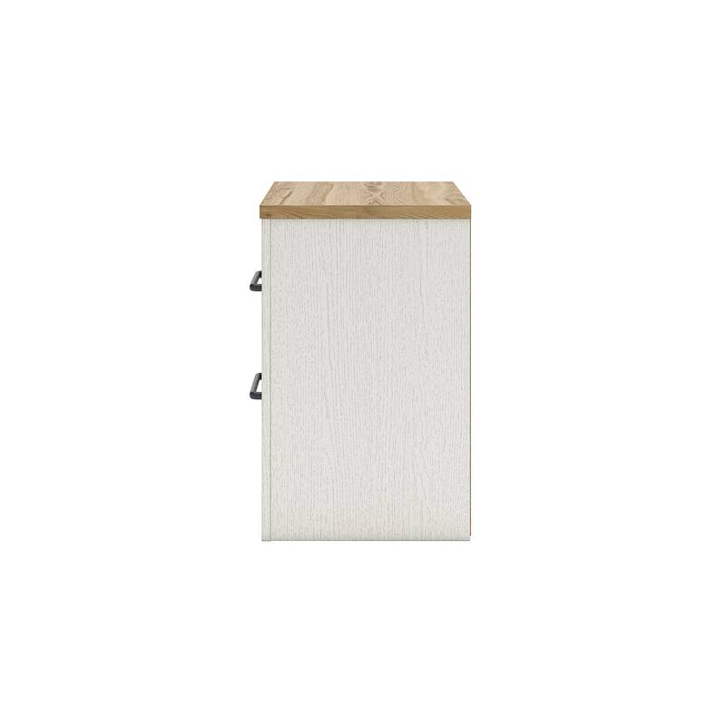 Signature Design by Ashley Linnocreek White/Brown Nightstand