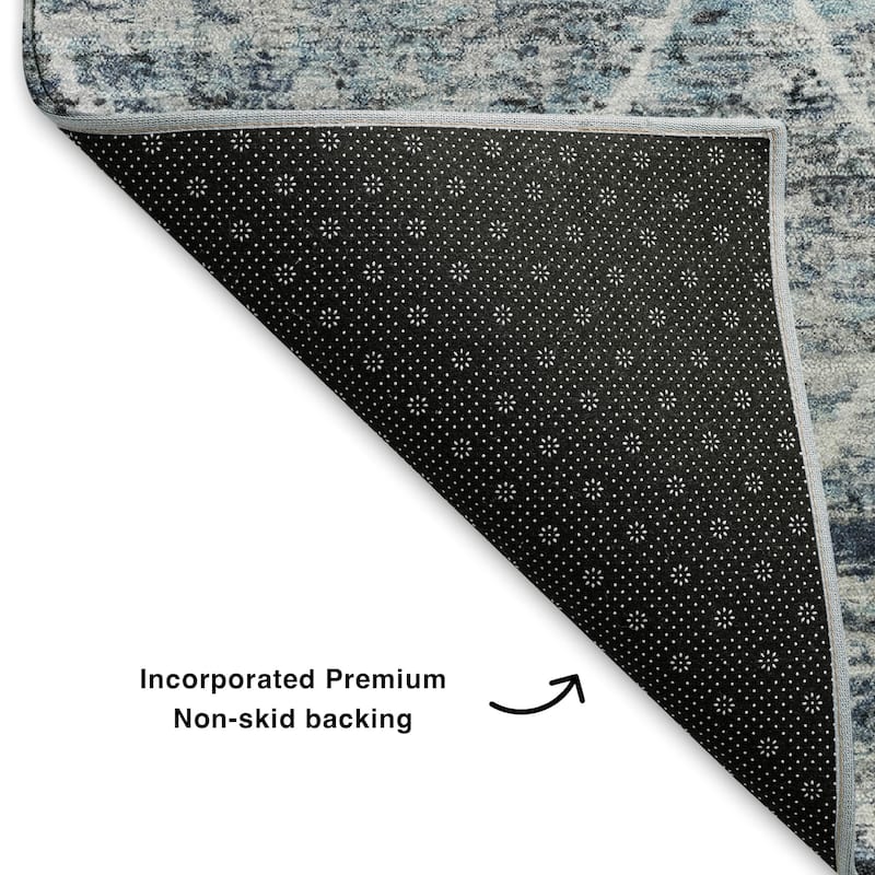 Premium Washable Super Soft Geo Abstract Mayfield Rug