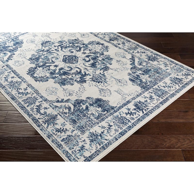 Livabliss Traditional Floransa Medallion Area Rug