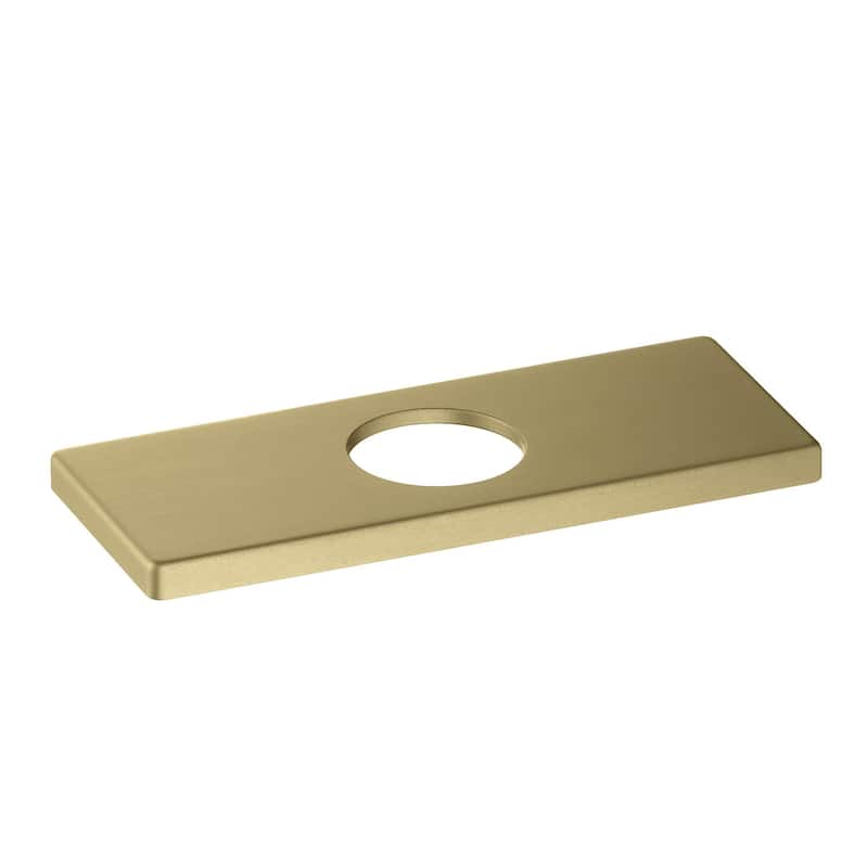 6" Faucet Hole Cover - Brushed Gold