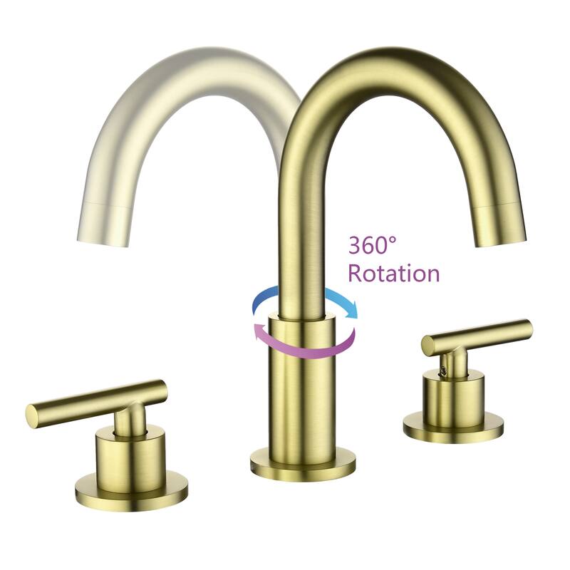 Clihome 8 Inch Widespread Bathroom Sink Faucet