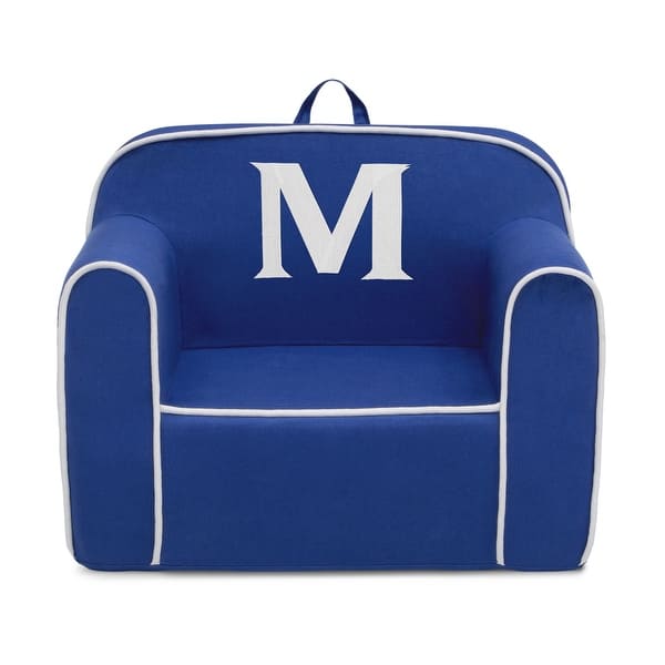 slide 2 of 4, Delta Children Personalized Monogram Cozee Chair - Customize with Letter M