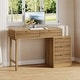 preview thumbnail 15 of 21, Modern Wood Computer Desk with 5-drawer for Home Office