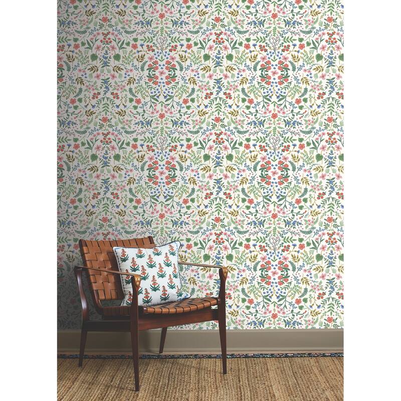 Rifle Paper Co. Wildwood Rose Peel and Stick Wallpaper