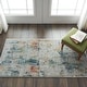 preview thumbnail 28 of 33, Nourison Global Vintage Textured Abstract Area Rug 2' x 4' - Ivory/Multi - Runner/Rectangle