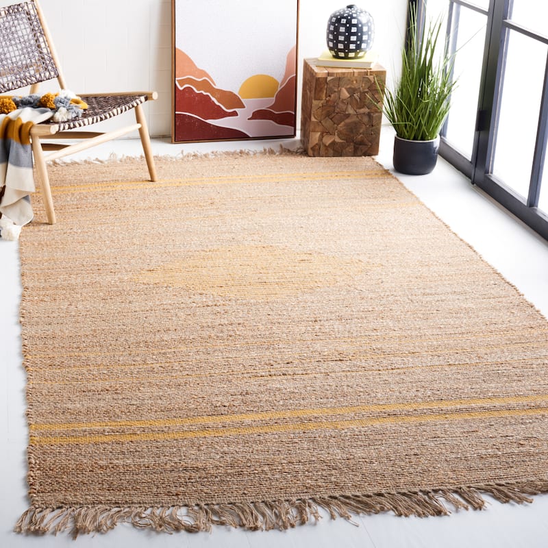 SAFAVIEH Handmade Natural Fiber Paityn Casual Jute Rug - 9' x 12' - Gold/Natural