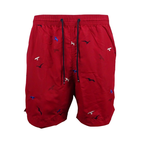 Shop Tommy Hilfiger Men s pavilion Swim Trunks XXL Red