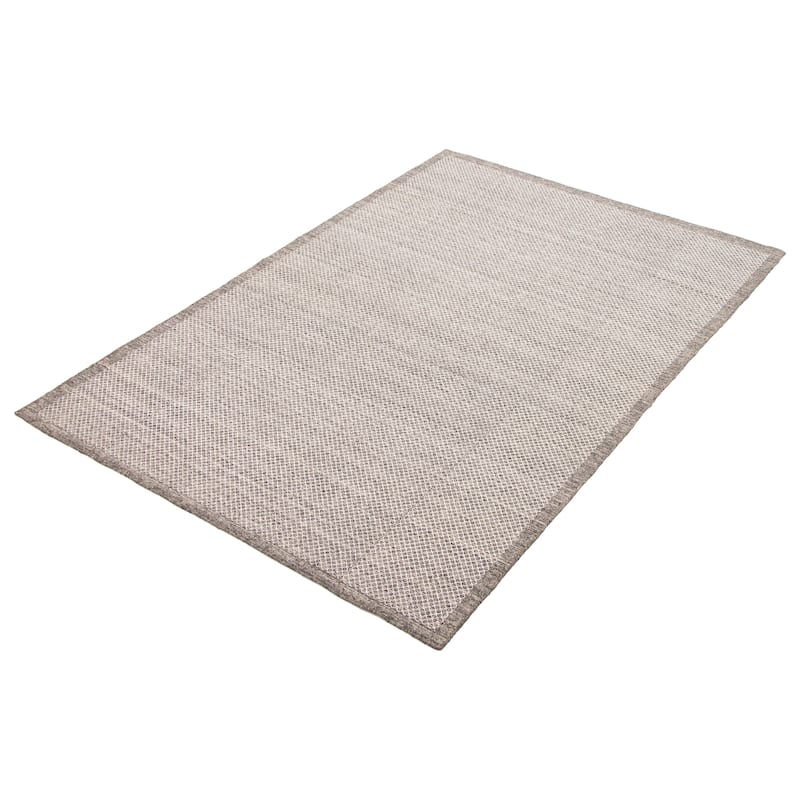 ECARPETGALLERY Flat-Weave Ankara FW Dark Grey Wool Kilim - 5'2 x 7'4