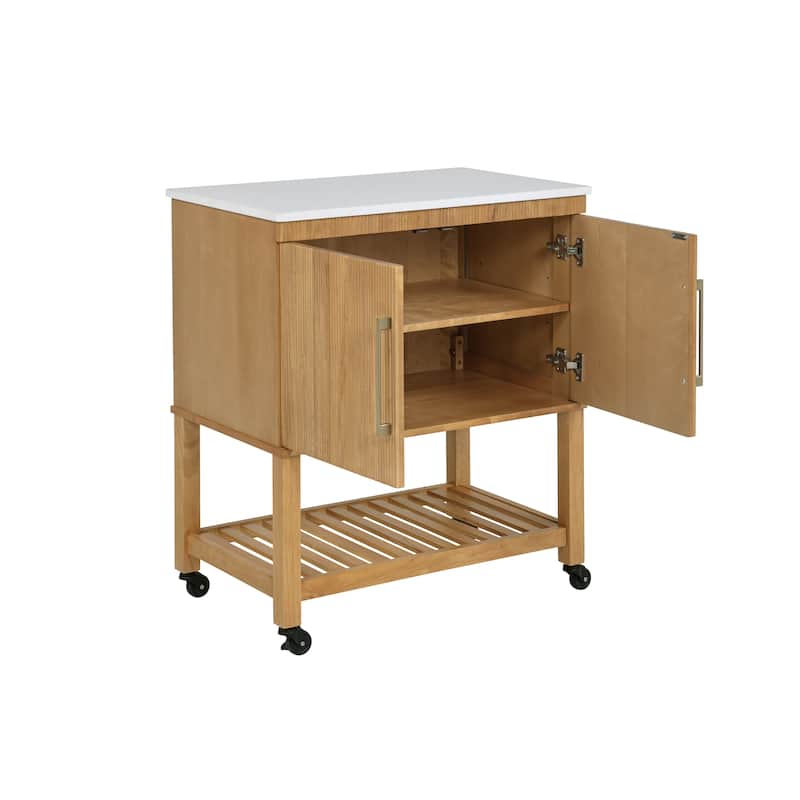 Kolton Kitchen Cart - 30"W x 18"D x 35.5" H