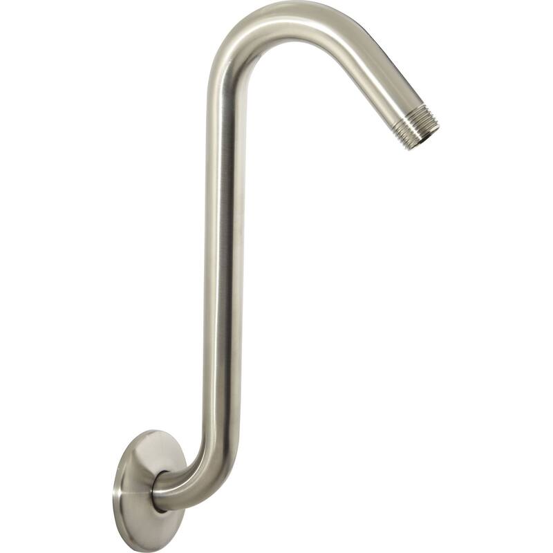 PROFLO 10" Shower Arm and Flange Only - Brushed Nickel