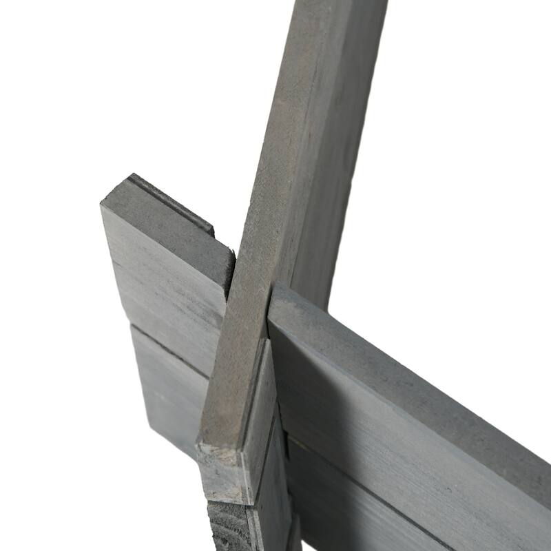 Outsunny Wooden Raised Garden Bed, Hexagon Screwless Planters for Outdoor Plants, Vegetables, Flowers, Herbs