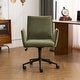 preview thumbnail 19 of 29, Upholstered Fabric Swivel Task Chair, Office Chair with Wheels