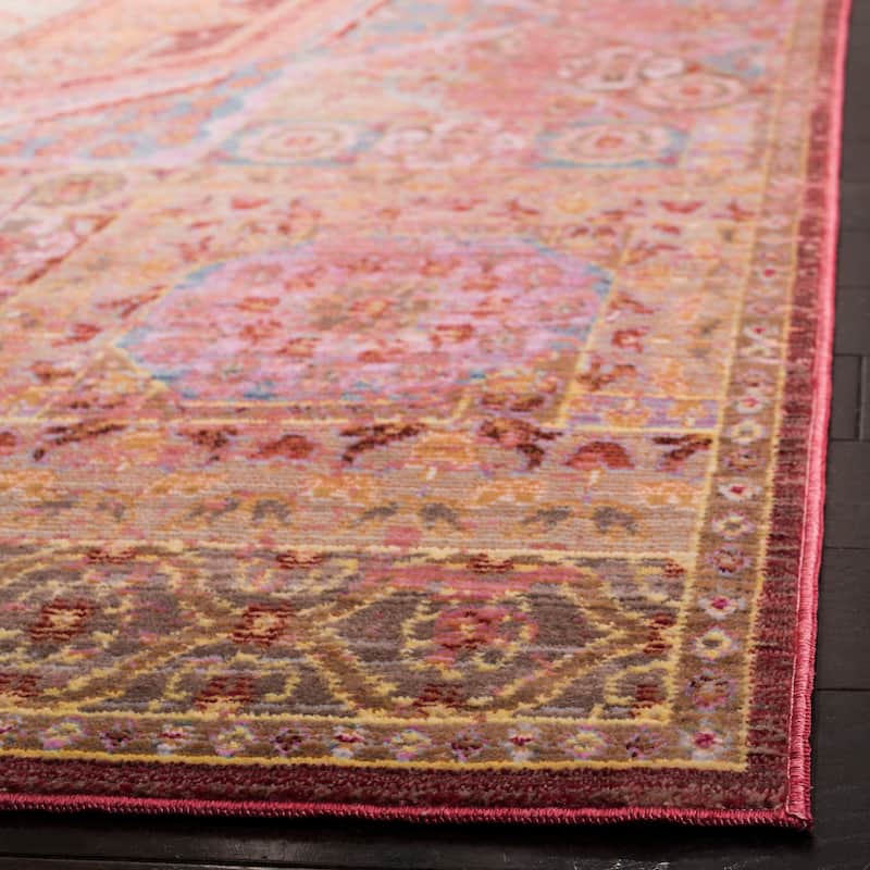 SAFAVIEH Valencia Chedva Boho Oriental Distressed Rug - Multi - 8' x 10'