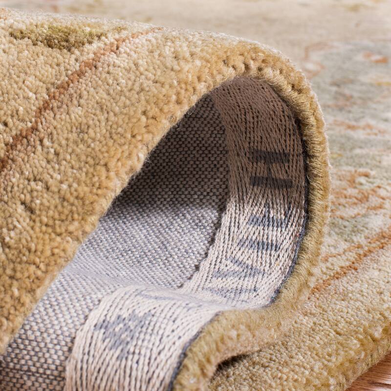 SAFAVIEH Handmade Bergama Achsah Oriental Hand-spun Wool Rug