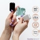 preview thumbnail 2 of 9, Geddy's Mom - Watch Your Mouth - USB Safety Cover - Dusty Aqua - 3/pk