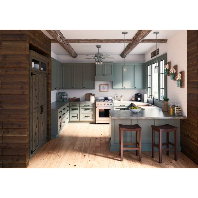Hunter 44" Hartland Ceiling Fan with LED Light and Pull Chains - Farmhouse, Transitional