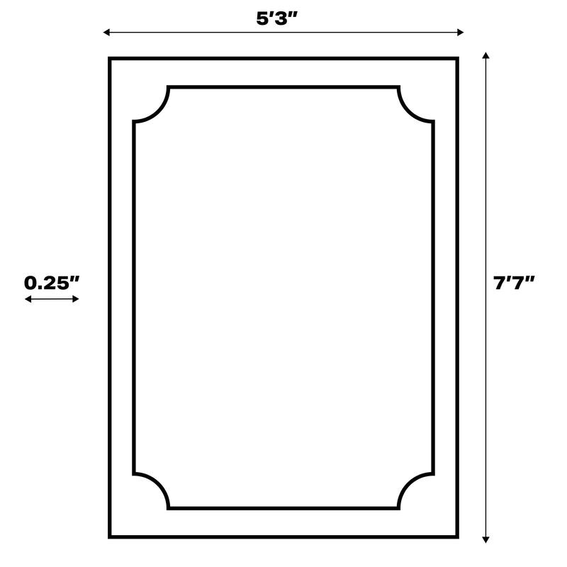 JONATHAN Y Ainsley Classic 2-Stripe Border Washable Area Rug