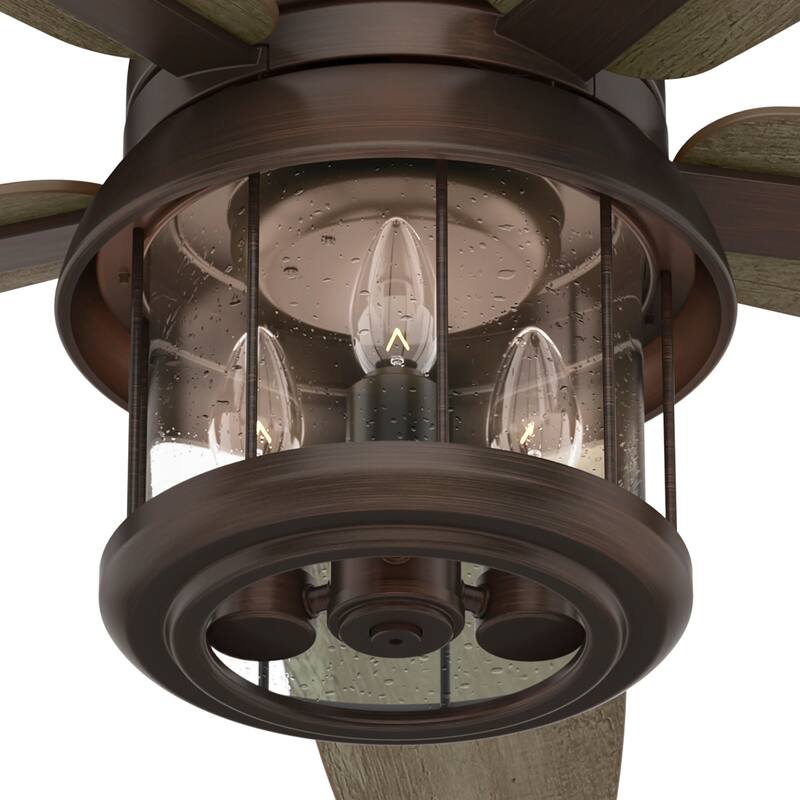Hunter 52" Coral Bay Outdoor Ceiling Fan with Light