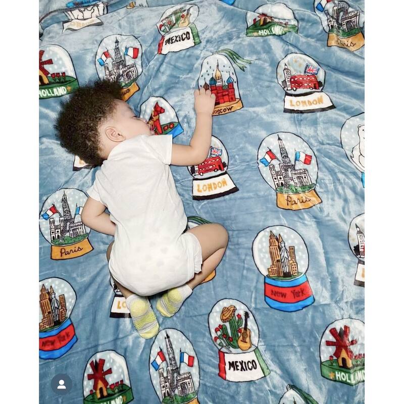 Printed Cities Flannel Fleece Blanket