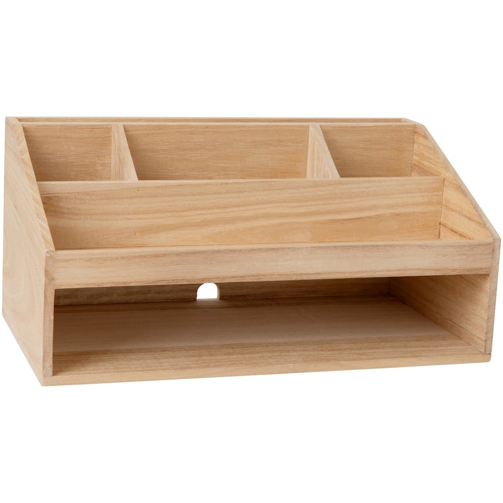 Flash Furniture LY-E20615-NAT-MS Weston 6" Tall Office Organizer with