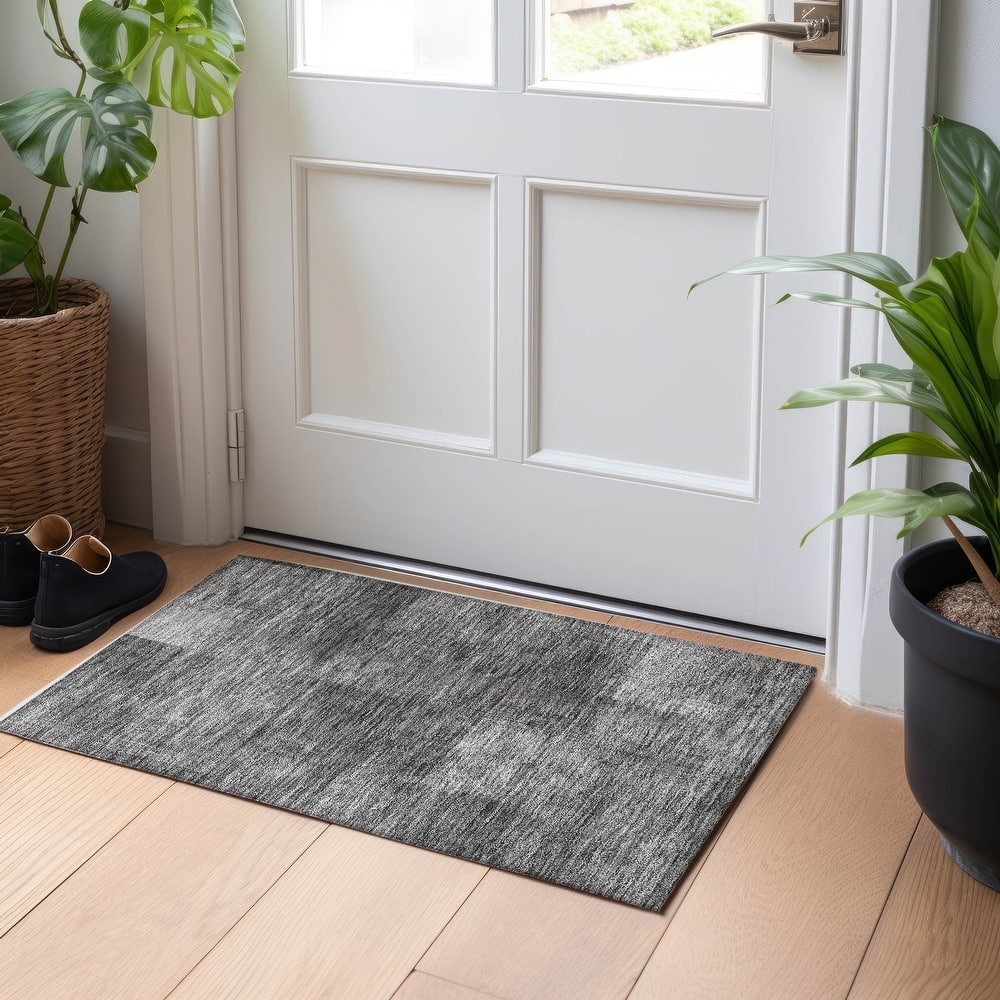 Premium Washable Super Soft Solid Ombre Mayfield Rug